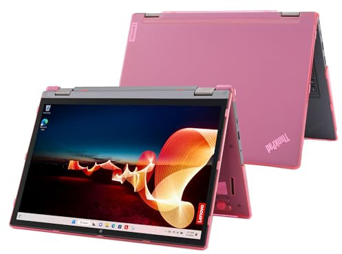 mCover Nur kompatibel mit Lenovo ThinkPad L13 / L13 Yoga Gen 3 / Gen 4 Windows Notebook-Computern (2023–2024, 33,8 cm (13,3 Zoll) (nicht für andere Lenovo-Modelle), Pink