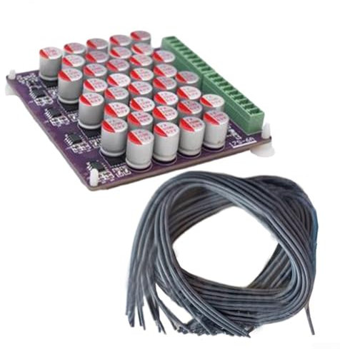 HEIBTENY 4S/6S/17S 6A Hochstrom-Li-Ionen-Akku aktive Equalizer-Karte LiFePo4-Balancer Lithium-Batterie aktive Equalizer-Karte 6 A(17S)