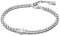 PANDORA Timeless Behandelte Süßwasserzuchtperle & Kugeln Armband aus Sterling-Silber mit Cubic Zirkonia, Timeless Kollektion, 18cm, 593173C01-18