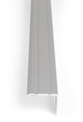 Self adhesive aluminium door bar threshold Stair Nosing 0.9m (Silver)