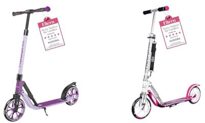 HUDORA BigWheel® 205 Advanced Scooter & BigWheel 205 Pure Scooter, Monopattino per Bambini e adulti, Scooter a partire dai 6 anni, City Roller fino a 100 kg, Pieghevole e regolabile in Altezza