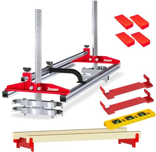 Zozen Chainsaw Mill with Lumber Guide Brackets, Portable Sawmill Kit - Can be Assembled into 3 sizes for Independent Use, Suitable for 14-36 inches Planking Milling, A Perfect Match Cutting Guide Set.