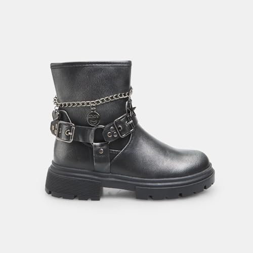 BATA Ankle Boot da Bambina con Accessorio Removibile