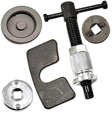 MUCKLILY Bremssattel-kompressionswerkzeug Mit Regelmäßigem Gewinde Bremssattel-werkzeug Zum Zurückdrücken Des Kolbens Scheibenbremsbelag-spreizwerkzeug Mit Gleitschiene Für Einfaches Entfer