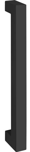 MARCHESI Schrankgriff Quadra LA 770mm - moderner Türgriff Länge 800mm, Edelstahl schwarz matt pulverbeschichtet