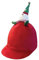 Equetech Gonk Elf Weihnachtsmütze, festlich, Seidenreithelm, Rot