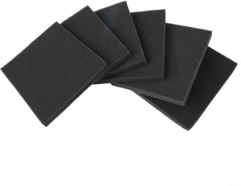 Paquete de 6 filtros de esponja para aspiradora doméstica, accesorios de filtro de repuesto para varios modelos, incluyendo FC8139 8151