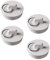 Paquete de 4 tapones de baño, tapón de drenaje de goma para fregadero de cocina con anillo para colgar, cubierta de tapón de drenaje universal para bañera, cocina y baño, 50-55 mm