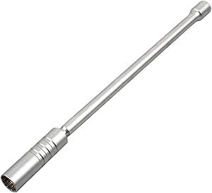 ANBOO Douille Bougie 16mm Paroi Mince à 12 Pans, Embout Magnétique Pivotant pour Moteur Essence Turbo, Compatible N20 N55 B38 B48 B58, Outil Dépose Bougie Profonde Réparation Auto