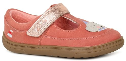 Clarks Flash Hats Girls First Shoes 6.5 Pink