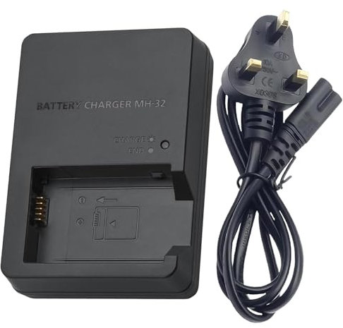 MH-32 Quick Battery Charger Compatible with Nikon EN-EL25 EN-EL25a Battery Z50 Z50II ZFC Z30 Digital SLR Camera &120cm AC Power Cord