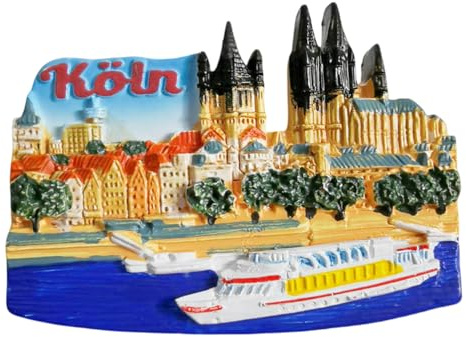 Kühlschrankmagnet Köln Deutschland Tourismus Souvenir Kühlschrank Dekoration 3D Craft Collection