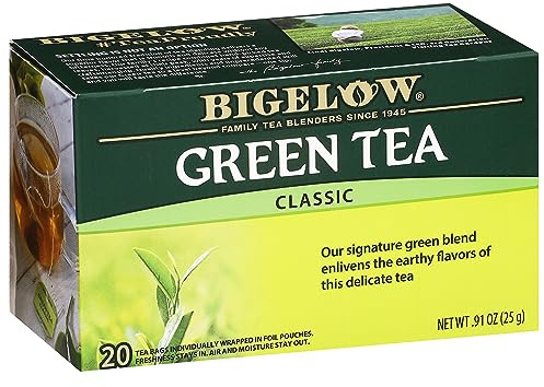 Bigelow Classic Green Tea 20 Tea Bag Box 25g