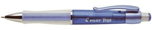 Pilot Pen Deutschland 2086003 Kugelschreiber Véga BP-415VM, M, Gehäuse blau-transl., Schreibfarbe schwarz