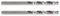 Dewalt High Performance Metallbohrer HSS-G DT5202 (1,5x40x18 mm, rechtsschneidene Spiralnut Typ N, 118° Spitzwinkel, für Stahl, Eisen, Graphit, Nickel, Messing, Holz & Kunststoff) 2 Stück