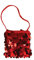 Generique - 20er-Jahre Charleston Pailletten-Handtasche rot