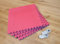 Exercise Mat, 1 Square Metre, 40mm Thick, Red/Blue, Interlocking Mat for Martial Arts and Fitness