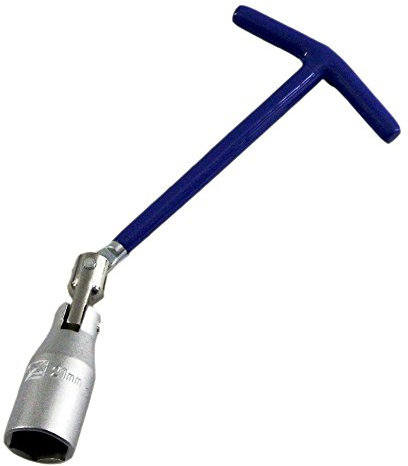 Zündkerzen Gelenkschlüssel 16, 21mm T- Griff Zündkerzenschlüssel Nuss Merox 106, Schlüsselweite:SW 16mm
