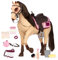 Our Generation – Posable Morgan Pferd – 50 cm Pferd – Puppenzubehör – Spielezug für Kinder ab 3 Jahren