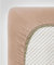 fleuresse Comfort Spannbettlaken (96% Baumwolle, 4% Elasthan), mit Rundumgummi, Ökotex Standard 100, für Matratzen bis 26 cm Höhe, 200-220 x 200 x 200-220 cm, Sand