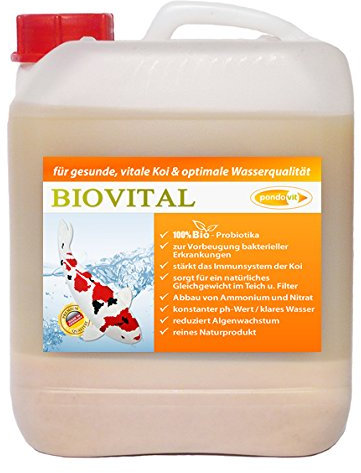 pondovit Biovital 5000 ml Milchsäurebakterien, probiotische Filterbakterien, Koi, Teich