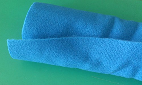 HS Rouleau de moquette acoustique bleu 70 x 140 cm
