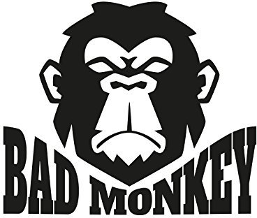 Plott Aufkleber Bad Monkey Böser Affe Böse Animal Sticker Tuning JDM OEM