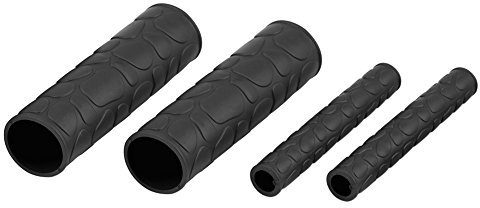 Hlyjoon Lenkergriff Abdeckung 1 Para Motorrad Gummi Griffe Abdeckung Rutschfeste Komfort Motorrad Handgriff Abdeckung für Durchmesser 30mm Lenker(Schwarz)