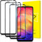 GiiYoon Protector pantalla 3 Unidades, Protector pantalla cristal templado compatible con Xiaomi Redmi Note 7/7 Pro, Vidrio Templado Ultra Resistent Sin Burbujas, 9H, Antiarañazos, Cobertura Completa