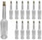 12 leere Glasflaschen klar 100ml Opera inkl. Verschluss, Schnapsflasche, Flaschen zum Befüllen