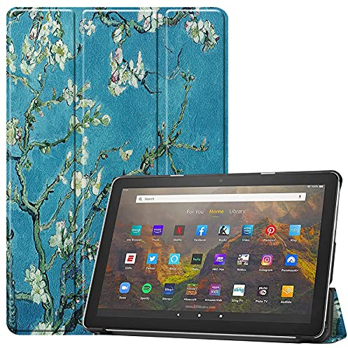 Lobwerk Custodia protettiva per Amazon Fire HD 10 / HD 10 Plus 11° generazione 2021 da 10,1 pollici, sottile, con funzione di supporto e funzione Auto Sleep/Wake