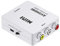 Eono RCA auf HDMI Adapter, AV auf HDMI Konverter Adapter Unterstützung von 1080P mit USB Ladekabel Kompatibel mit PC Xbox PS5 PS4 TV STB VHS VCR Kamera (Weiß)