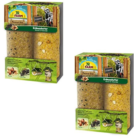 JR Farm Garden Peanut Bar - Doppelpack - Nüsse und Holunder 2 x 700g