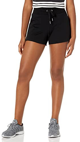 Calvin Klein Pantaloncini Eco French Terry, Nero, M Donna