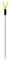 Zite Fishing Teleskop Rutenhalter Angeln 75-135cm – Angelzubehör Rutenauflage Forellen & Karpfen Fischen - Aluminium Rutenständer Schnurlaufkerbe (1 Stück)