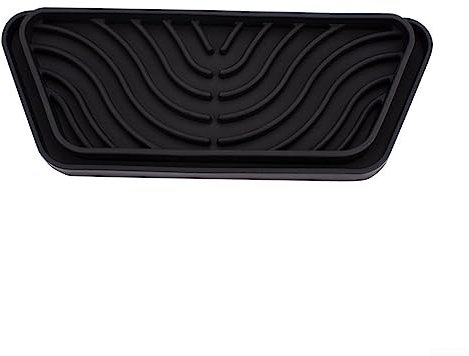 Bandeja dispensadora de agua, recogedor de goteo para refrigerador, piezas de almohadilla de agua para refrigerador, dispensador de agua, rectangular, negro