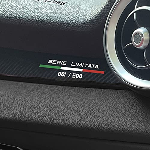 NICKAL Auto Zentrale Steuerung Aufkleber Für Alfa Romeo Giulia Giulietta 159 156 MITO Stelvio 147 Sportiva Auto Aufkleber Zubehör