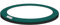 Baunsal® Trampolin Randabdeckung Ø 275 cm mit 25 cm breite in grün-schwarz und 20 mm dick uv-beständig reißfest Trampolin Ersatzteile Trampolin Schutzrand für das Trampolin Outdoor