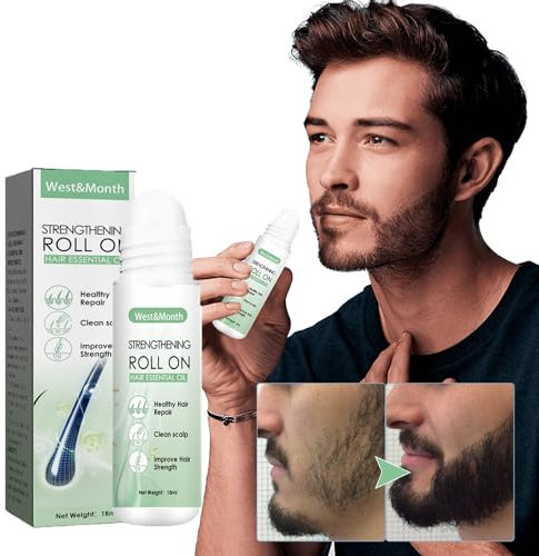 Haarpflegeöl, Haarwuchsroller, Haar Wachstum Serum Roller für Frauen und Männer, Haarwachstum Serum Anti-Haarausfall Haarserum, für Haarwachstum, Stimuliert die Kopfhaut und Fördert das Haarwachstum