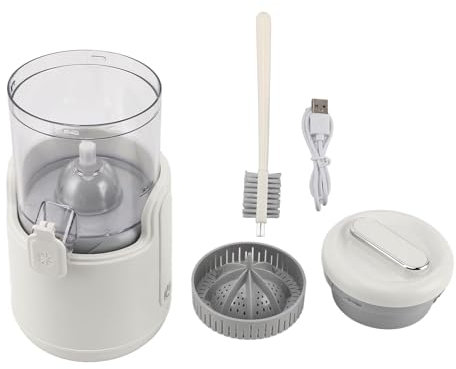 Exprimidor de Limón Recargable por USB, Exprimidor de Zumo con Motor de 360 ​​grados, Exprimidor Eléctrico para Limón, Manzana, Pomelo, Pera