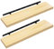 eSituro 2er Set Wandregal Regal Wand, Hängeregal, Schweberegal Massive Holz, Regalbrett 80x19x3,5 cm, für Küche Wohnzimmer Schlafzimmer, Wandboard mit unsichtbarer Halterung, Holzoptik