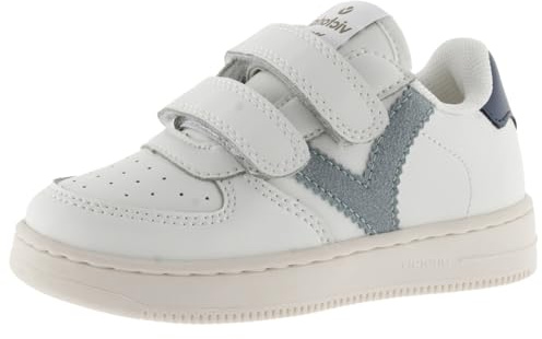 victoria Sneaker Tiempo 1124104 | Lederoptik & Farbige Einsätze & Klettverschlüsse für Kinder Unisex