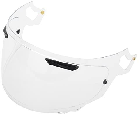 Shkalacar Helmlinsen Visier Ersatz für Arai RX-7X REO XD RX-7V VAS-V Integralhelmschild, Anti-UV, Antibeschlag und Antikratzer, Helmvisier für Ihre Fahrsicherheit (Transparent)