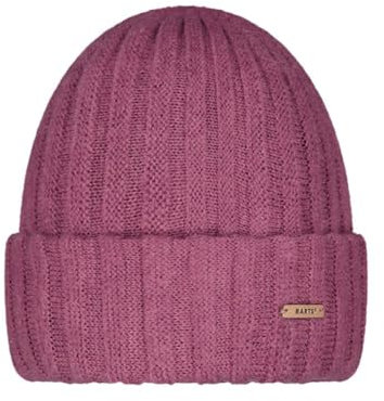 Barts Damen Beanie Bayne gestrickte Wintermütze einfarbig 5017 Berry 26