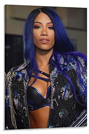 YIFANF Leinwand Druck Poster 50 * 70cm Senza Cornice Sasha Banks Celebrity Poster Soggiorno Camera da letto Pittura Opera d'arte