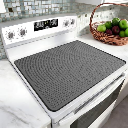 Couvercles de cuisinière-électrique-gris-
