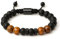 LAXISCREED Tigerauge Armband Herren Verstellbar - Perlenarmband Herren aus Echtem Naturstein als Glücksbringer, Stilvolles Männer Schmuck Geschenk