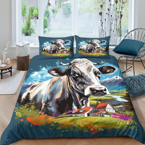 XTDHRTEOD Kattle Bettbezug Bettwäsche-Sets Kinderbettwäsche-Set Reißverschluss Mit Kissenbezügen Betten Set Für Jugendliche Kinder Schlafzimmer Double(200x200cm)