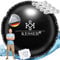 KESSER® Poolkissen Winter 300cm | Poolabdeckung mit Doppelnaht Whirpools | Luftkissen Pool Abdeckung Überwinterung | Abdeckung Einbaupools Winter | PVC wasserdicht & UV-beständig mit 4X Seile