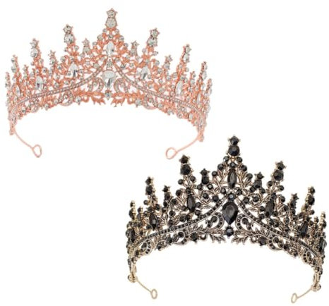 VALICLUD Kopfschmuck für Brauthochzeiten Strass-krone für Frauen Einfache Struktur